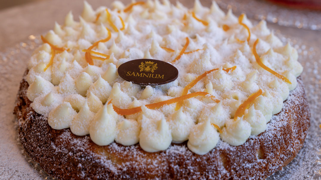 Dolce realizzato dalla pasticceria interna del Samnium