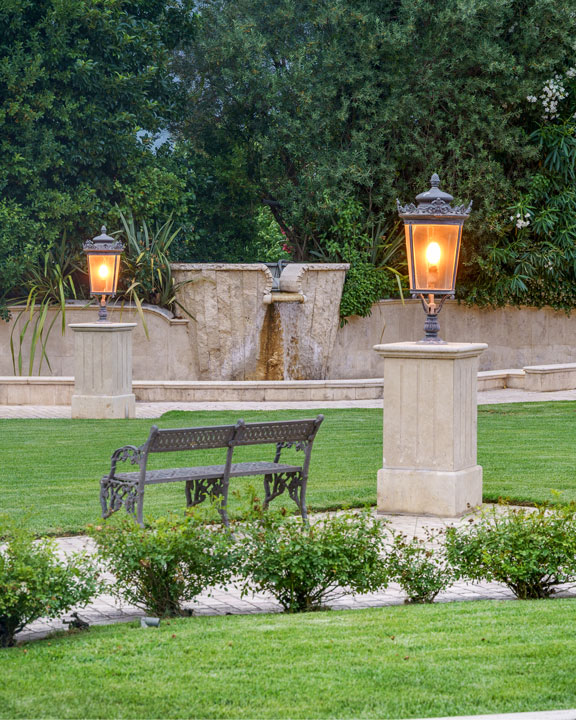Giardini con fontana