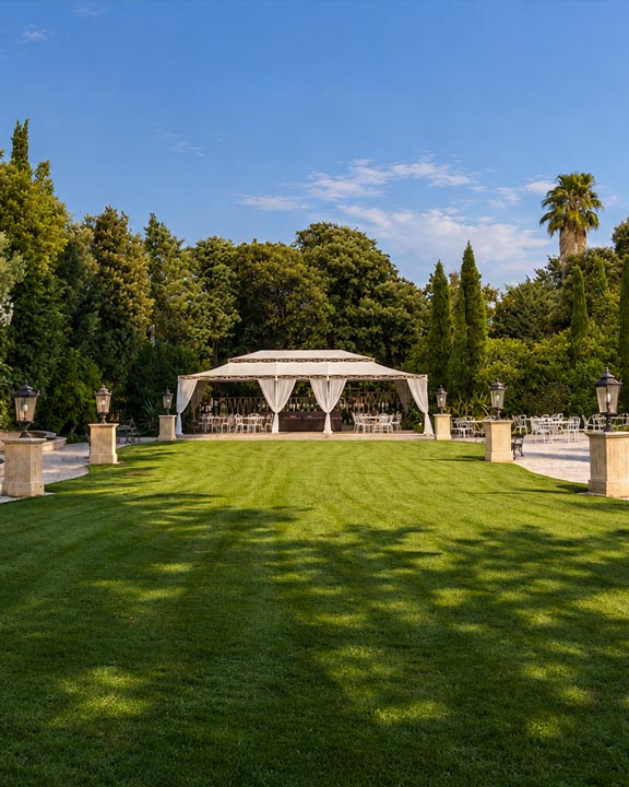 Gazebo nei giardini